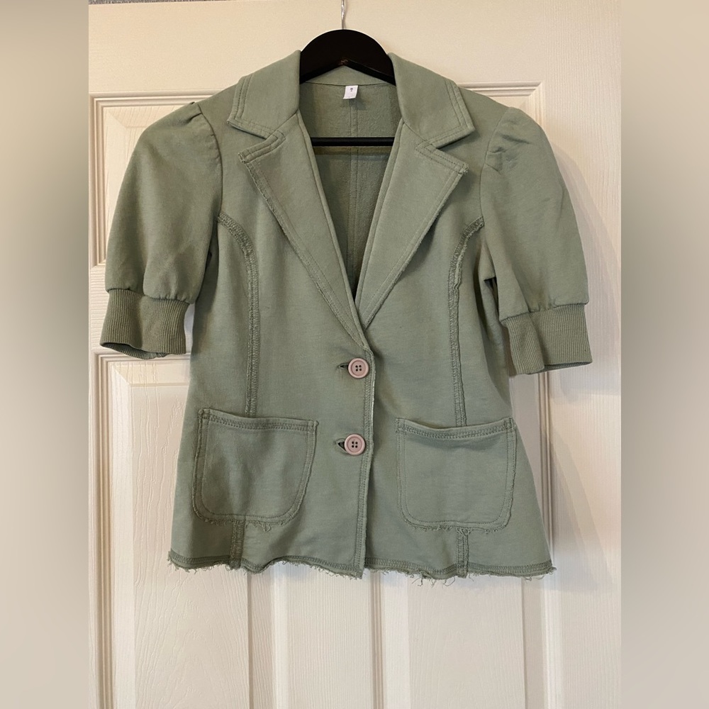 Urban Outfitters Size Small Green Jacket Top